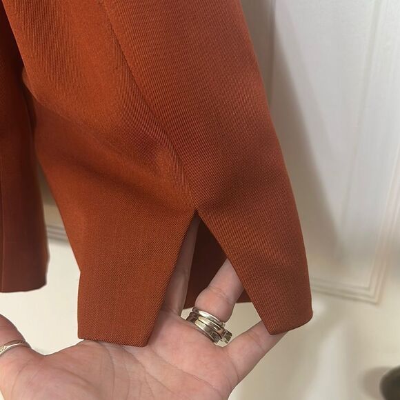 Gloria Vanderbilt Rust Jacket with Scarf - Picture 4 of 5